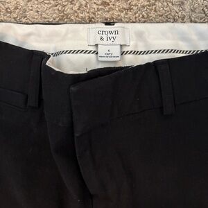 Crown & Ivy Women’s Black Pants